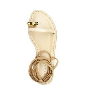 NWT Amanu Stellenbosch Sandals with 14k Gold Plated Toe Ring 9